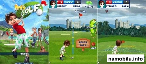 Let's Golf! - Mobile Java Games